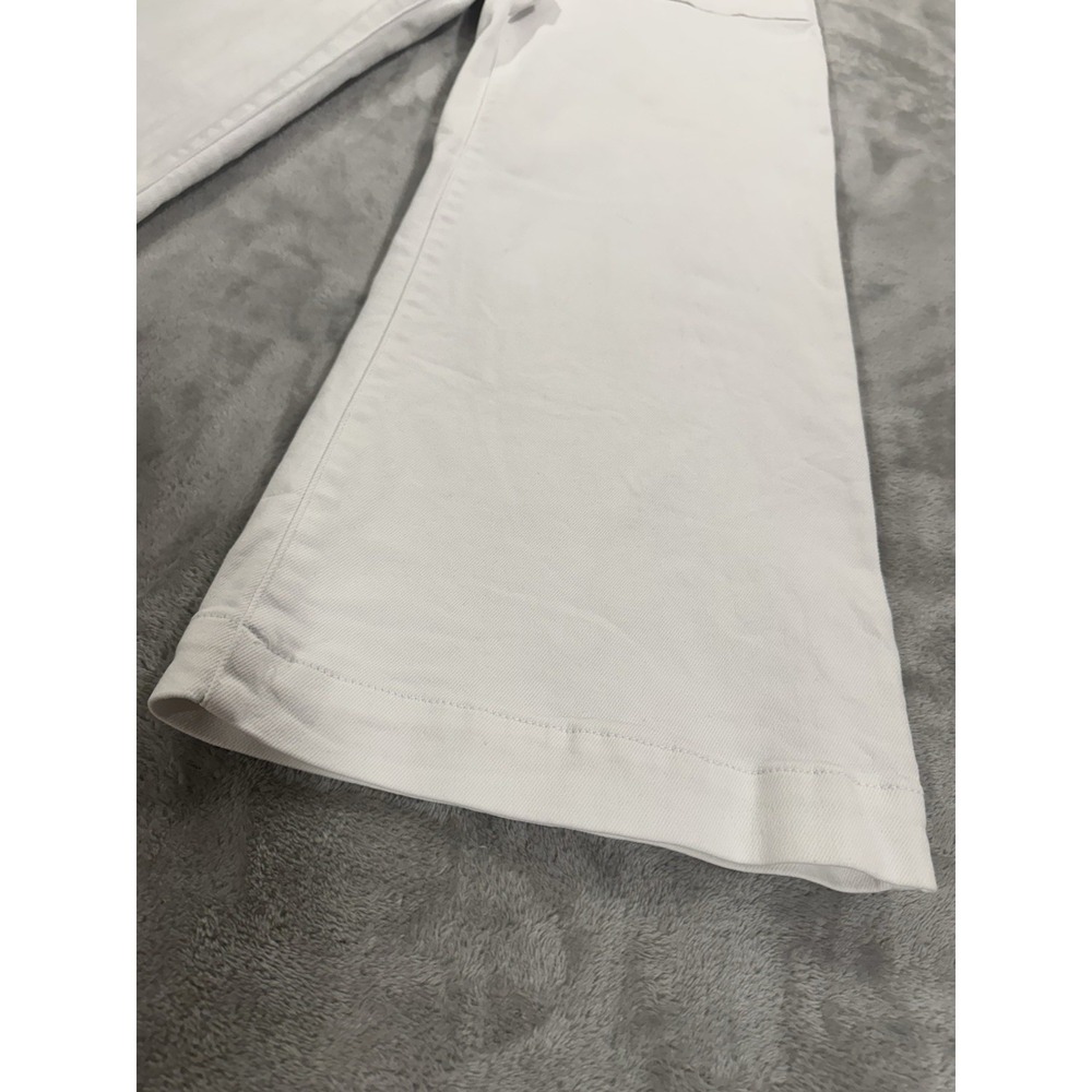 Silver Jeans Womens W31 L27 White Relaxed High Rise Wide Leg Patch Pockets Rayon - Picture 8 of 16